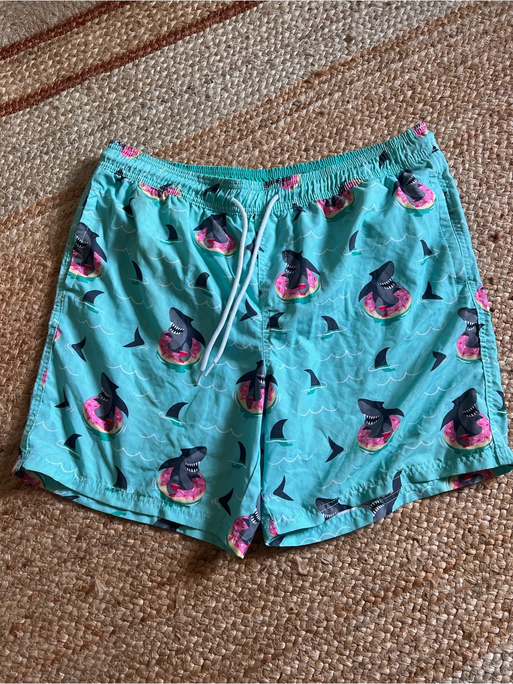 No Boundaries Men’s Turquoise Swim Shorts
